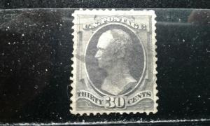  US #154 used short perfs e195.4256