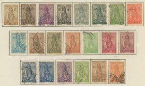 Angola #243-262 Used Single (Complete Set)