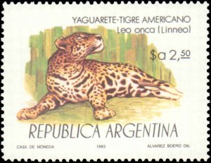 Argentina #1418-1421, Complete Set(4), 1983, Animals, Never Hinged