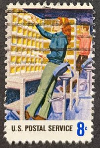 US #1494 Used F/VF 8c U.S. Postal Service 1973 [G9.5.3]