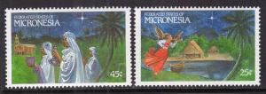 Micronesia 104-105 Christmas MNH VF