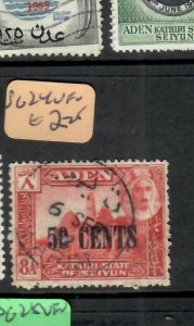 ADEN KATHIRI (PP1403B) 50C/8A  SG 24   VFU 