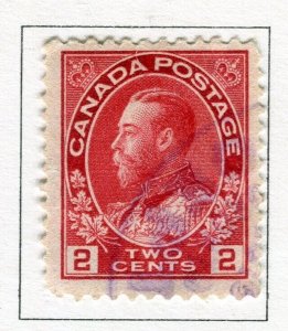 CANADA; 1912 early GV portrait issue fine used Shade of 2c. value