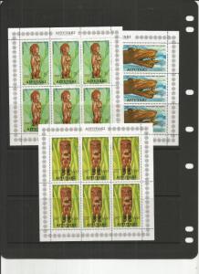 AITUTAKI SCOTT 160-2 MNH BLOCKS OF 6