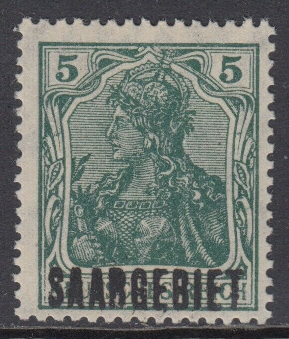 SAARGEBIET - Mi 32 - MNH** - Variety overprint with A empty RARE