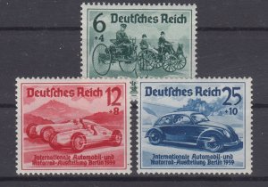 Germany 1939 Sc#B134-136 Mi#686-688 mnh (DR1851)