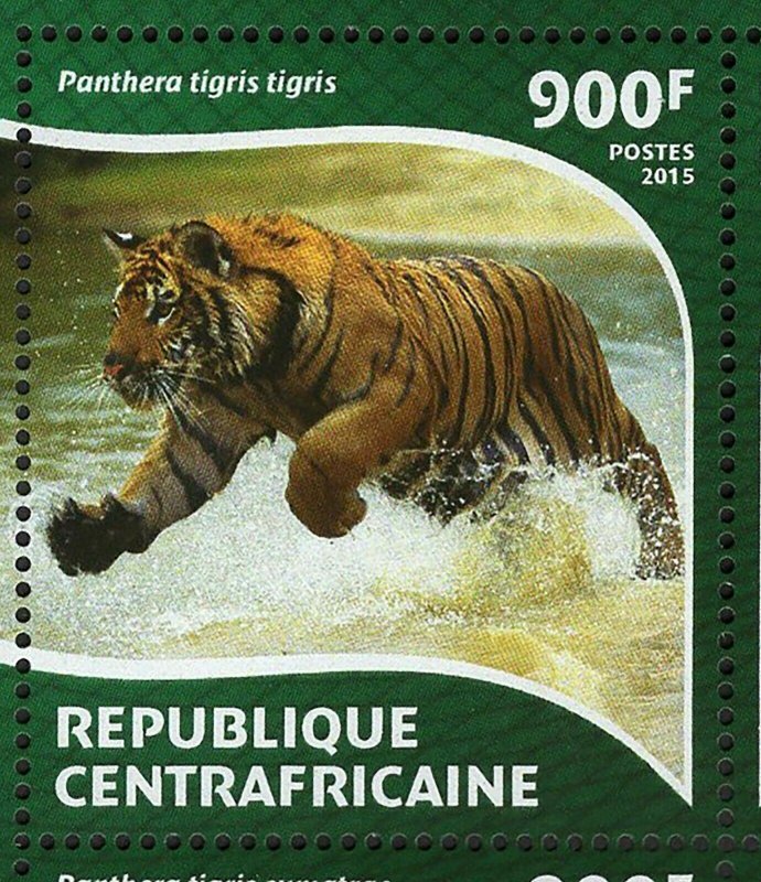 Tigers Stamp Panthera Tigris Sumatrae Altaica Corbetti S/S MNH #5445-5448 