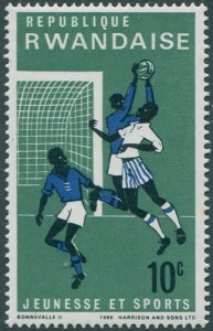 Rwanda 1966 SG162 10c Football MNH