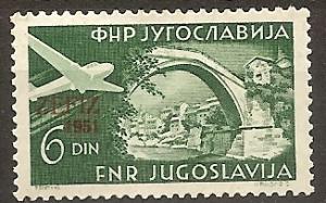 Yugoslavia C44 MNH 1951 Roman Bridge Overprint