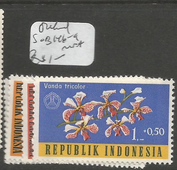 Indonesia Orchid SC B146-9 MNH (3ckr)