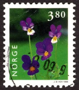 1998, Norway 3,80kr, Used, Sc 1183