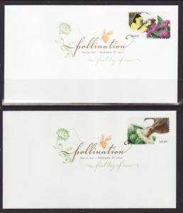 US 4153-4156 Pollination 2007 Uncachted DPC S/4 U/A FDC