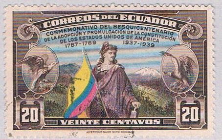 Ecuador 369 Used Liberty 1 1938 (BP53311)