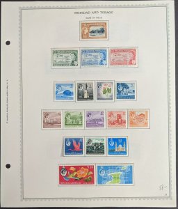 EDW1949SELL : TRINIDAD & TOBAGO Very clean, all VF Mint OG collection. Cat $452.