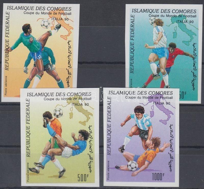 Comoroes stamp Football World Cup imperforated set 1990 Mi 935-938 WS111802