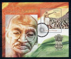 Gandhi India Independence Politics Nobel Sao Tome and Principe MNH stamp set