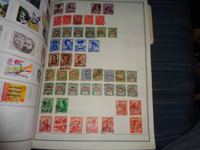 SWITZERLAND COLLECTION ON ALBUM PAGES, MINT/USED