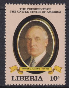 Liberia 926 American Presidents 1982