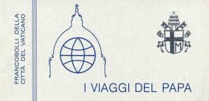 Vatikan City 1985, Sc.#743a MNH booklet,  Travels of John Paul II in 1981-1982