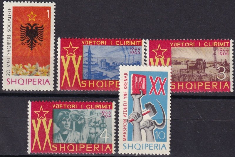 Albania #772-6  MNH CV $7.45  (Z8026)