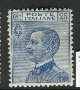 ITALY  Early 1900s Emmanuel issue Mint hinged 25c. value