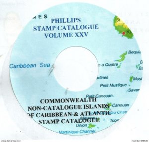 COMMONWEALTH ISLANDS : Caribbean & Atlantic Modern Posts CD Catalogue