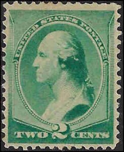 213 Mint,NG... SCV $15.00 (for no gum)... Ink smear error at left