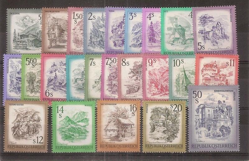 Austria 1973 Views SG1675-1689 MNH Cat£100