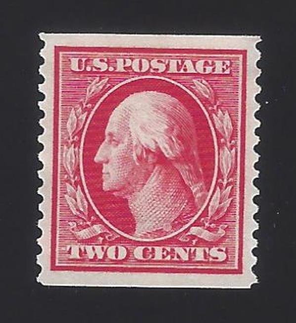 US #388 1910-11 Carmine Wmk 190 Perf 12 Vert Mint NG VF Scv $1400