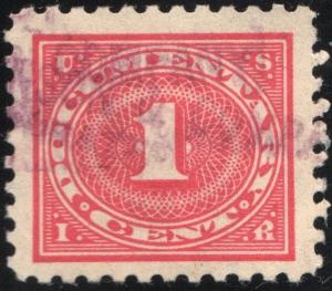 R251 1¢ Documentary Stamp (1928) Used