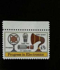1973 15c Progress in Electronics, Inventions Scott 1502 Mint F/VF NH