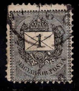 Hungary Scott 35A clipped perfs at upper left
