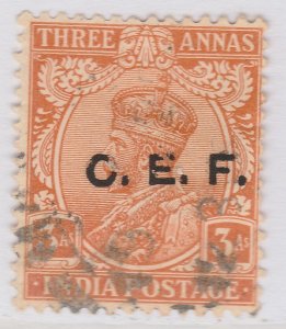 India C. E. F. China Expeditionary Force King Gerge V 1922 3a Used A28P33F29132-