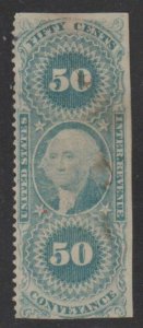 U.S. Scott #R54c Revenue Stamp - Used Set of 6 - IND