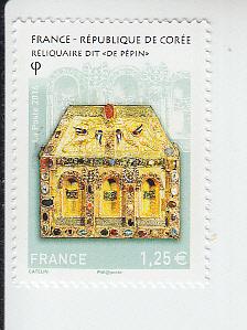 2016 France Joint Issue S Korea Reliquary (Scott 5044) MNH