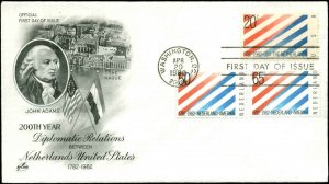 US FDC #2003 Joint Netherlands Issue Artcraft Cachet Washington, DC