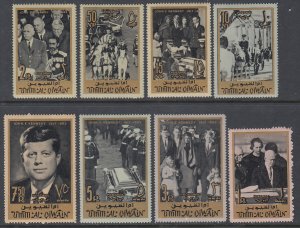 Umm Al Qiwain 26-33 John F Kennedy MNH VF