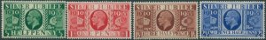 Great Britain 1935 SG453-456 KGV Silver Jubilee set MLH