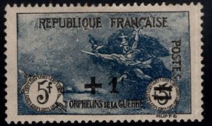 FRANCE Scott B19 Unused no gum surcharged La Marseillaise stamp of 1922