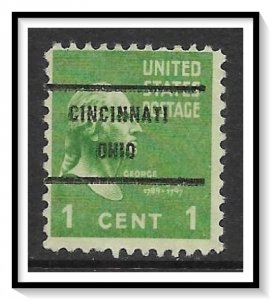 US Precancel #804-71 Cincinnati OH Used
