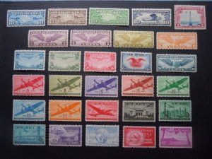 C7-C12 C16 C17 C19 C20-C24 C25-C32 C34-C36 C42-C44 C46 MNH OG VF/XF CV $136 #3c