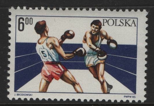 POLAND, 2582, MNH, 1983, 60th anniv. of Polish boxing union