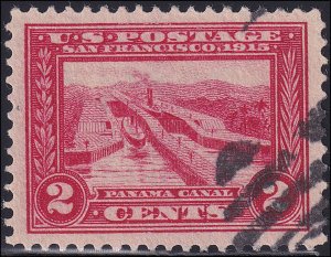 US Scott #398, PSE Graded 95 Cert, Used, XF/S, Light Cancel, SMQ $125.