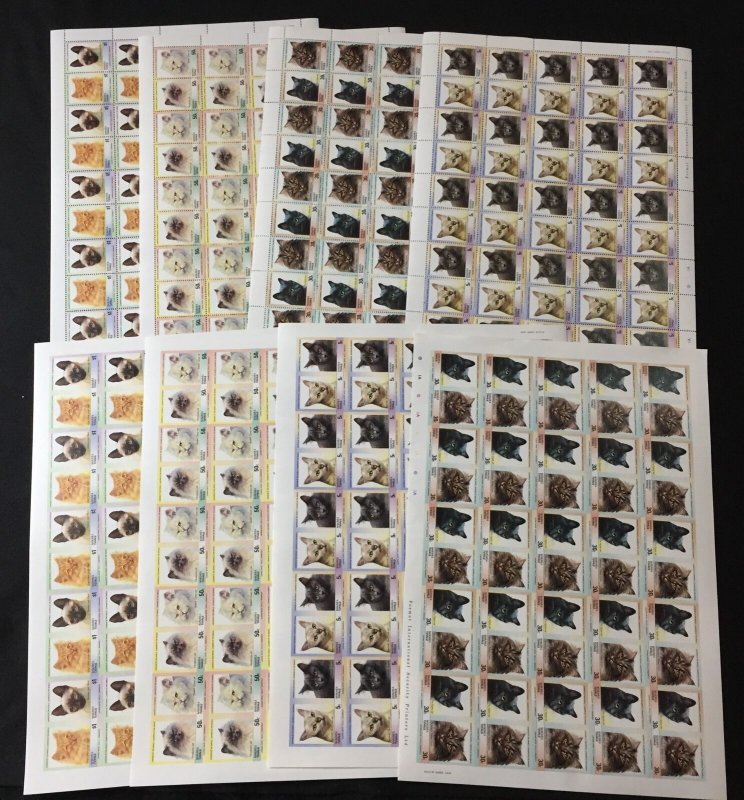 St Vincent Grenadines CATS Sheets x 8 MNH(400 Stamps) (BLK20) 