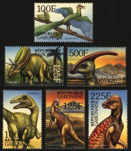 Gabon 2000 DINOSAURS Scott #1000-1005 Mint Never Hinged