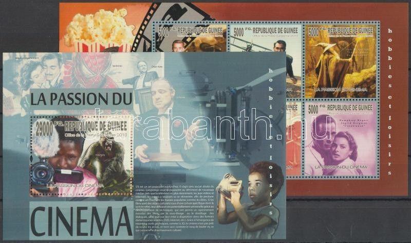 Guinea stamp Movies mini sheet + block MNH 2010 Mi 7585-7590 + Mi 1835 WS117279