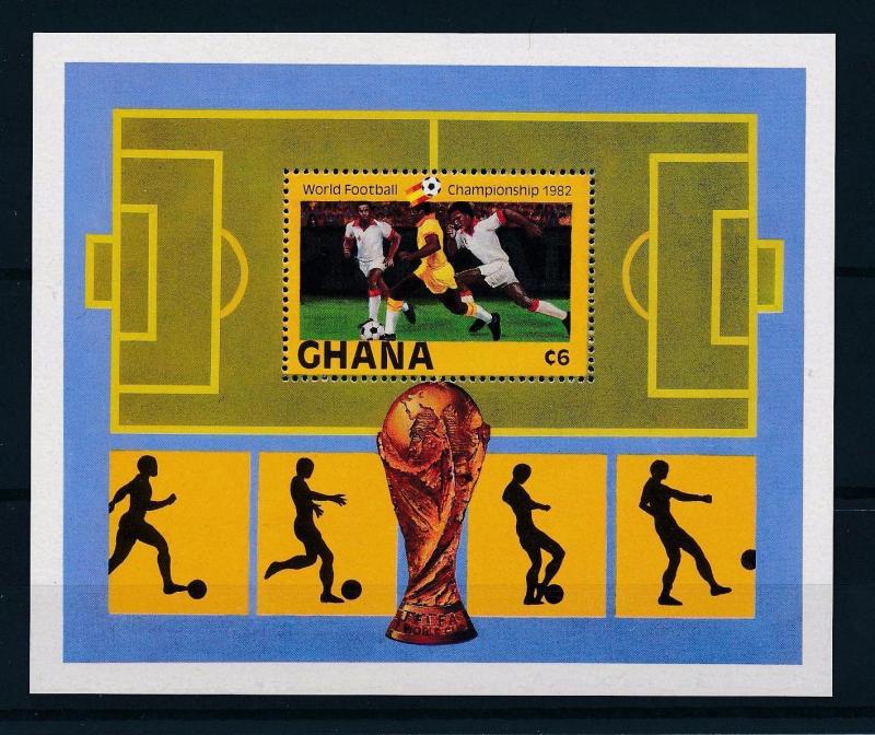 [59460] Ghana 1982 World Cup Soccer Football Spain MNH Sheet