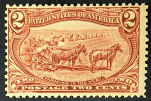 286 2c Farming in the West MINT  OG NH