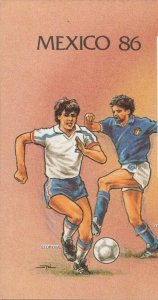 Wold Cup '86 Mexico Soccer Stopyra Altobelli Sov. Sheet MNH