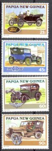 Papua New Guinea Sc# 841-844 MNH 1994 Classic Cars